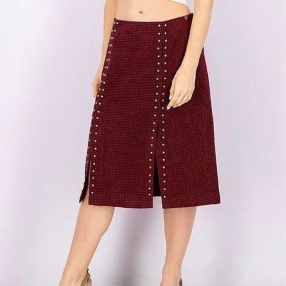 Scotch & Soda Buffalo Plaid Skirt.